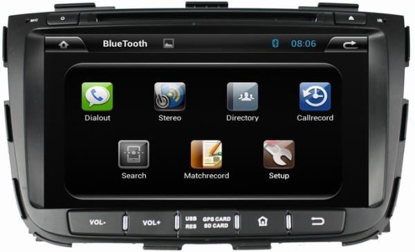 Ouchuangbo Pure Android 4.2 Auto DVD GPS Navi for Kia Sorento 2013 3G Wifi 1