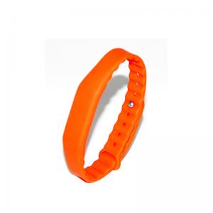 China FM11RF08 RFID Wristband Tag Adjustable RFID Silicon Wristband wholesale