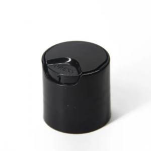 China 24/410 Flip Top Dispensing Disc Top Closures Black 24mm 2.8g For Air Freshener on sale