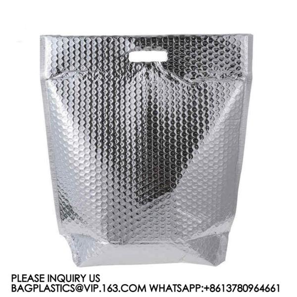 Waterproof Metallic Foil Thermal Bubble Shipping Mailer Envelopes Insulated