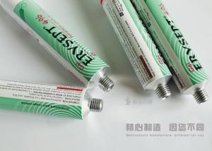 China Customized Printed Empty Cream Tubes , 13.5 Mm - 40 Mm Dia Aluminum Ointment Tubes wholesale