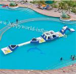 inflatable pool obstacle , inflatable pool water sports , inflatable water park