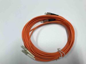 China FC / UPC LC / UPC Multimode Duplex Fiber Optic Cable 3.0mm For QSFP Devices wholesale