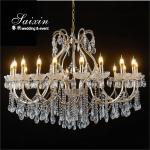 Factory Wholesale Large Metal Crystal Chandeliers For Wedding Decoration