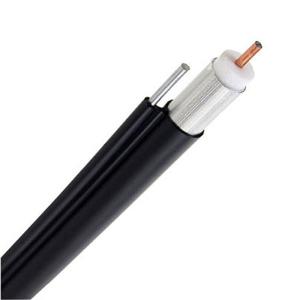 China QR500M Weld AL Tube 75 Ohm Coax Cable CATV With Galvanized Steel Messenger Drop Wire wholesale