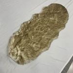 Area Gripper Imitation Sheepskin Meditation Rug Artificial Fur