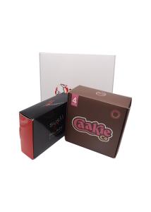 China Matt Lamination Takeaway Paper Sushi Box Double Sides Printing wholesale