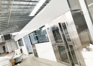 China 200m2 FFU Stainless Steel Clean Rooms Plexiglass Aluminum Profile 10800m3/H wholesale
