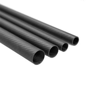 China 12x10x1000mm Carbon Fiber Tube 3K Roll Wrapped CF Tube wholesale
