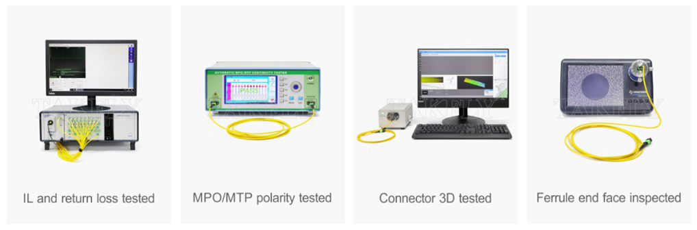 MPO/MTP OM3 Multimode Patch Cord – High-Density 40G/100G Data Center Trunk Cable, Low Insertion Loss