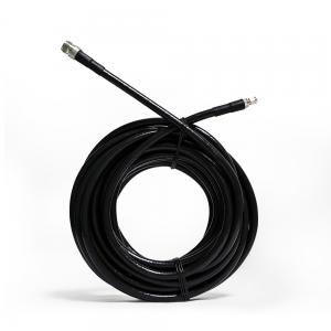 China LMR400 RF Coaxial Cable Assembly with N-Male to SMA-Male Plug 50 OHM Input Impedance on sale