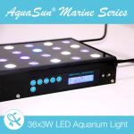 programmable systems led aquarium lights AquaSun 36x3W Bridgelux & Epistar led