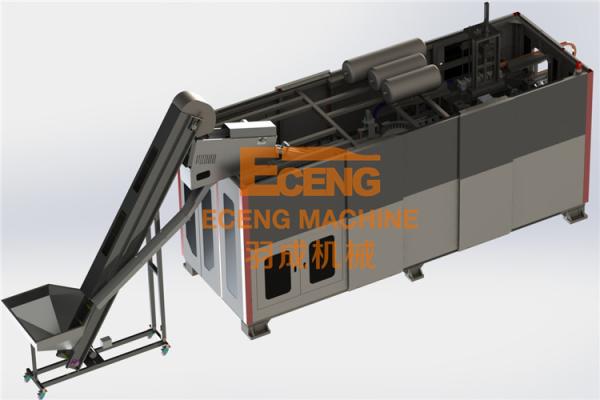 High - Speed Water Bottle Blowing Machine , Fully Automatic Pet Bottle Blowing