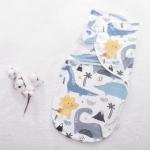 Skin Friendly Printed Muslin Sleeping Bag Onesizes Plain Style Animals Print