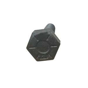 China Customized M14*M75 40Cr Excavator Track Bolts Forging Process wholesale