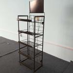 Advertising Helf Display Rack , Promotion Metal Wire Display Stands