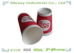 12OZ Ripple Paper Coffee Cups Corrugated Tripple Wall Insulation With Logo