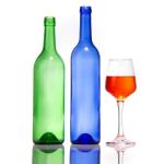750ml Dark Green Wine Bottle With Cork Cap Super Flint Glass Material For Market