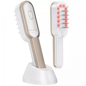 China Top Selling Hair Portable Rechargeable Laser Hair Care Comb Hair Growth Care Treatment Vibration Massage Laser Comb on sale