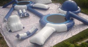 China Floating Inflatable Water Trampoline Combos For Kids Water Parks wholesale