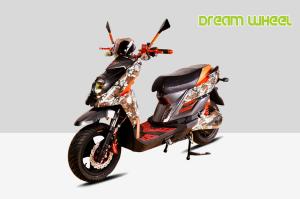 China Two Wheels Electric Pedal Moped Scooter 55km/H 1000W 72V Battery wholesale