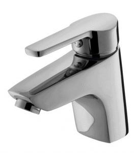 China Single Hole Brass Wash Basin Faucet with Inlet Hose Chrome Basin Faucets on sale