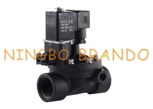 China 2 Way Normally Closed PA66 Plastic Solenoid Valve 1/2'' 3/4'' 1'' 12VDC 24VDC 220VAC wholesale