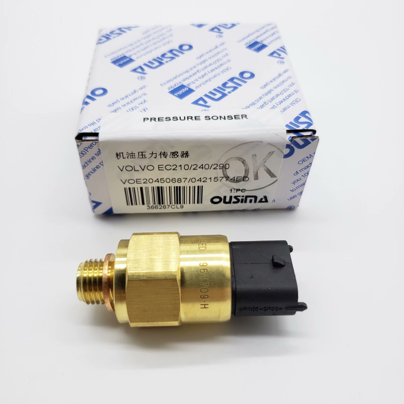 Engine Oil Pressure Sensor VOE20450687 04215774ED For EC210 EC240 EC290