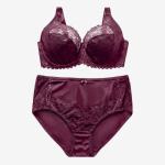 BEIZHI Fashion Lace Thin Bra & Brief Set Lingerie Women Underwire Plus Size Bra