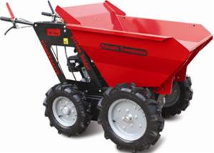 China Stepless Speed Change Transmission 4 Wheel Wheelbarrow for Engineering Construction 300kgs wholesale