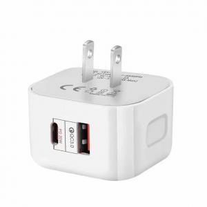 China 20w Fast Charge Dual Usb Wall Charger For Ip12 Mobile Phone Charging Plug wholesale