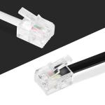 Standard 4P4C 4P2C 6P2C 6P4C Telephone Extender Cable 24AWG-28AWG
