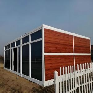 China Galvanized Steel Safe Folding Container House 10ft Easy Installation &amp; Transportation wholesale