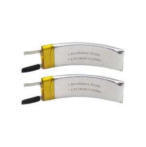 China VR Battery Li Polymer 3.7 V 43mAh Curved Rechargeable Battery LiPo wholesale