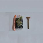 Removable Core Black Mailbox Handle Metal Cabinet Locks