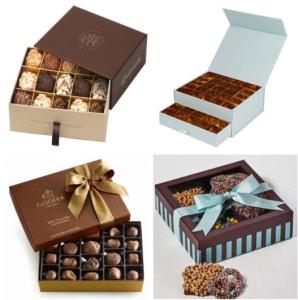 China ODM Paper Food Grade Packaging Customized Size Chocolate Packing Box wholesale