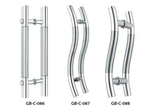China Corrosion Resistance Long Door Handles , Durable Stainless Pull Handles wholesale