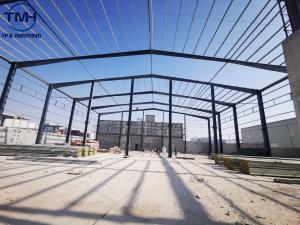 China Prefab Steel Garage Building Galvanized Metal Frame Structure Architecture For Workshop on sale