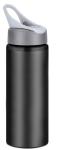 Portable Aluminum Sports Water Bottle Wide Mouth Opening 750ML With Straw