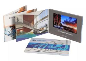 China Custom print video display 7 inch LCD video brochure for advertising video marketing wholesale
