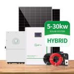 3 Phase Hybrid Off Grid Solar System 5Kw 10Kw 20Kw 30Kw Solar Panel Energy Power