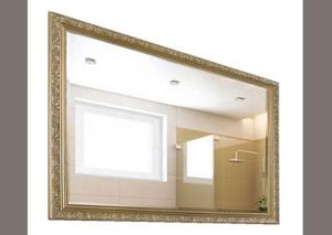 China Bathroom Decorative Framed Mirrors , Safety Explosion Large Framed Wall Mirror wholesale