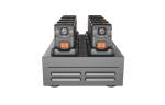 FCC Camera Docking Station Metal Frame 10 Ports Camera Charging Station