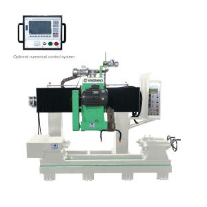 China Double Heads 11kw 500mm Blade CNC Cylindrical Cutting Machine For Marble Granite wholesale