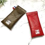 Soft Sunglasses Pouch Storage Squeeze PU Leather Eyeglass Gadgets case