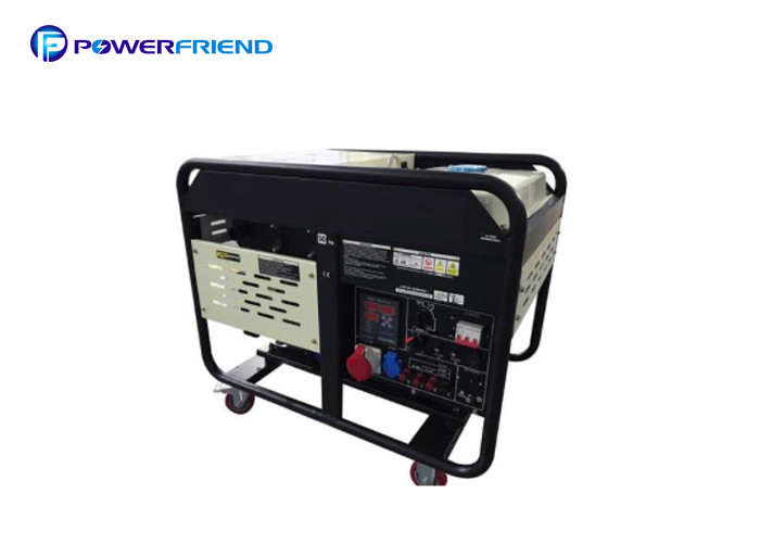 10 Kva Open Frame Type Small Portable Generators , Single Phase Diesel Generator Set