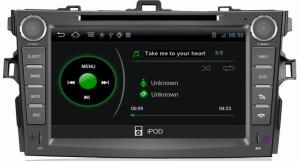 China Ouchuangbo auto radio 3G wifi TV DVD navi multimedia for Toyota Corolla 2007-2011 s150 android 4.0 system OCB-063 wholesale