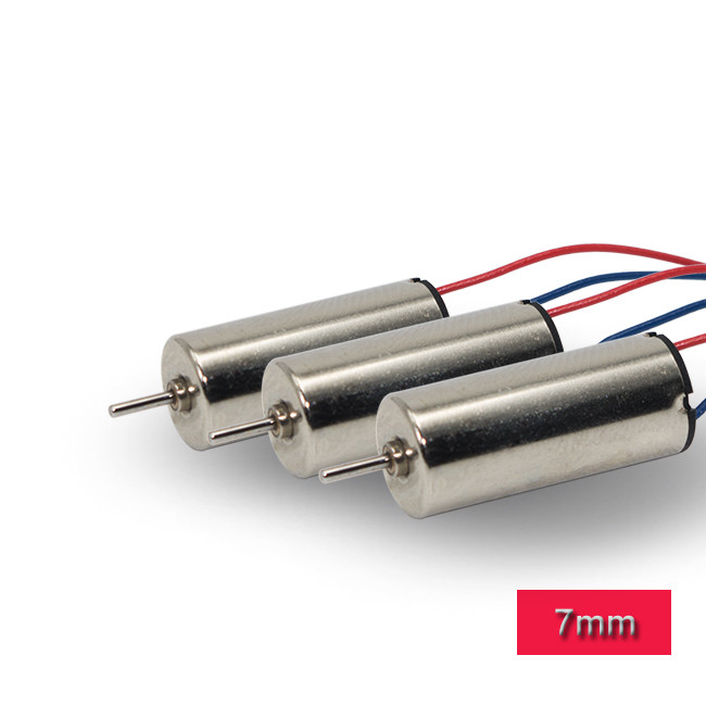 0716 Coreless DC Motor 3.7v 7mm Diameter 16mm Body Length For Toy Helicopter