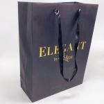 Clothing Custom Printed Paper Bags Personalised Kraft Bags With Ribbon Handle