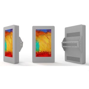 China Wall Mounted Outdoor Advertising LCD Display Kiosk 65 Inch Touch Screen 2000cd/m2 wholesale